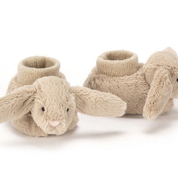 Jellycat Shoes Nwt Jelly Cat Bashful Bunny Booties Size 6months